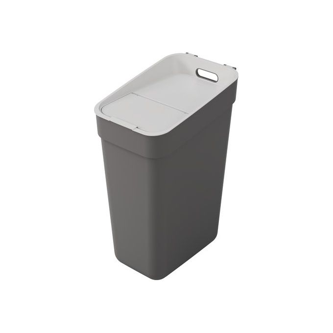 Curver 251952 Ready To Collect Pattumiera per Raccolta Differenziata 30 L Plastica Riciclata Modulare Fissaggio a Parete colore Verde