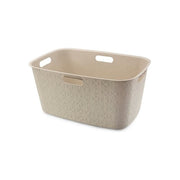 Curver 17212791 Softex Cesta Portabiancheria 45 L 70% Riciclato colore Bianco Gesso