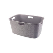 Curver 17212791 Softex Cesta Portabiancheria 45 L materiale riciclato 70% colore Tortora