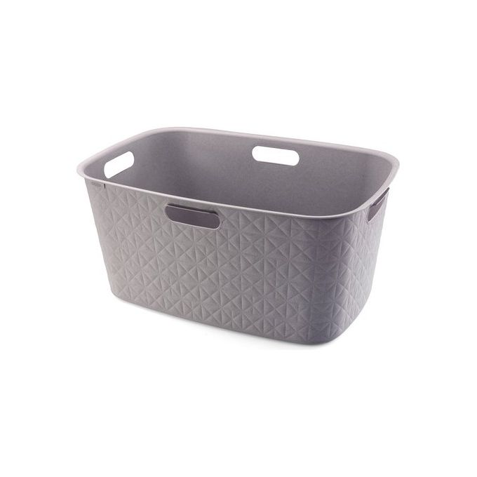 Curver 17212791 Softex Cesta Portabiancheria 45 L materiale riciclato 70% colore Tortora