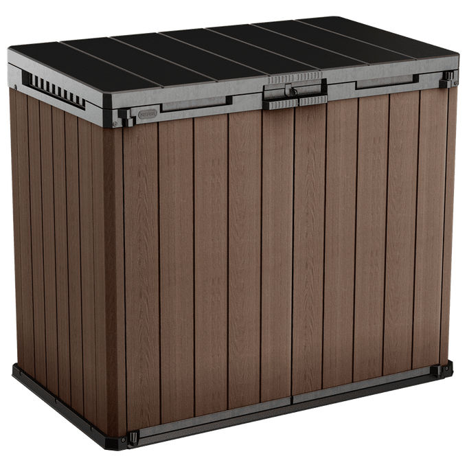 Keter K259119 Store It Out Darwin Box Porta Attrezzi da Giardino 1150 L 140x80x120 cm colore Marrone