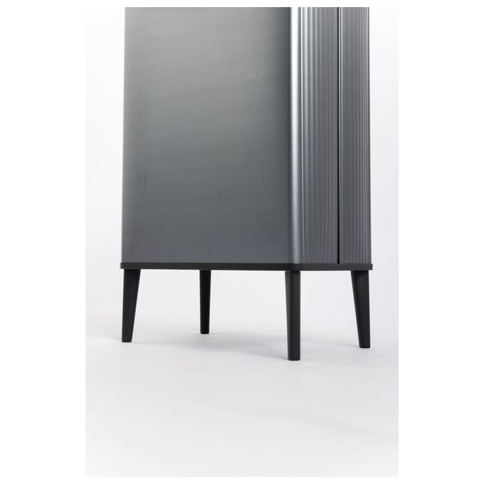 Keter 261011 Verto High Pattumiera Raccolta Differenziata Doppio Scomparto 54 L Coperchio a Pressione colore Grigio Perla
