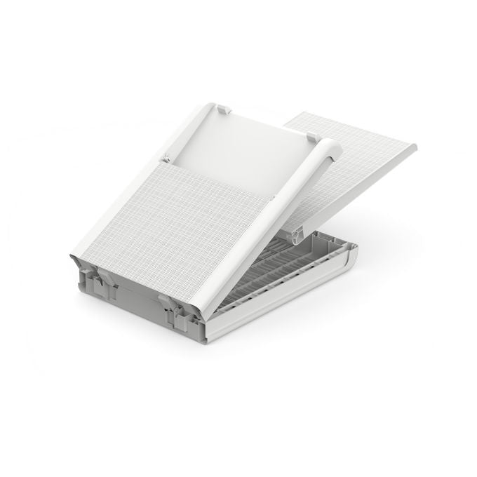 Keter KETER-MALLORCA-LET-B Tumbona Pieghevole da Giardino 4 Posizioni Reclinabili 187.5x58x29 cm colore Bianco