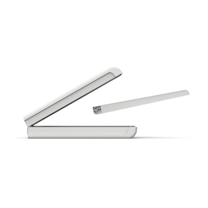 Keter KETER-MALLORCA-LET-B Tumbona Pieghevole da Giardino 4 Posizioni Reclinabili 187.5x58x29 cm colore Bianco