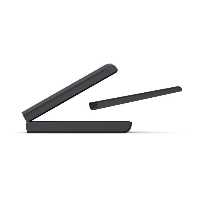Keter K262886 Mallorca Lettino Prendisole Ripiegabile con 4 Regolazioni Schienale 9° 30° 50° 70° Effetto Juta colore Graphite