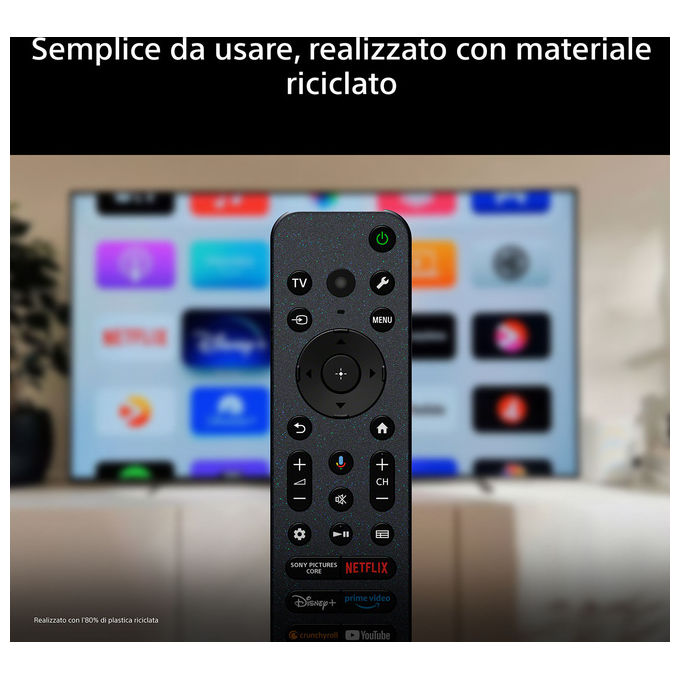 Sony K43S25M2PB Google TV 43'' 4K Ultra HD Smart TV colore Nero