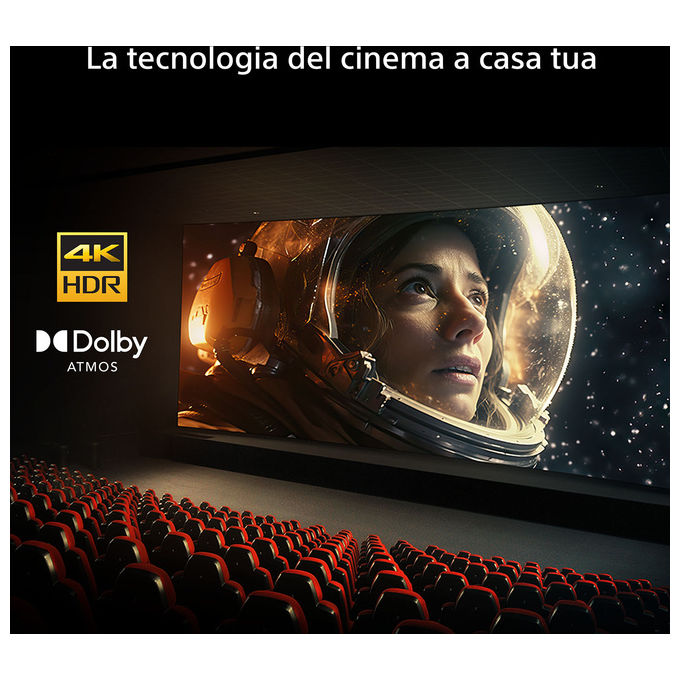 Sony K43S25M2PB Google TV 43'' 4K Ultra HD Smart TV colore Nero