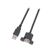 Digitus cavo usb connettore a maschio-a femmina da pannello mt. 1,8