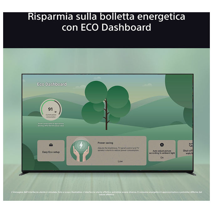 Sony K-85S3 4K Ultra HD Smart TV 84.6'' Nero