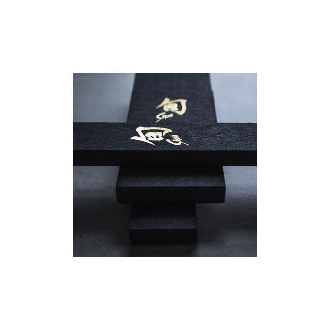 KAI DM-0777 Shun Kiritsuke 15 cm Acciaio VG-MAX 32 strati Damasco Doppio filo Pakkawood colore Nero