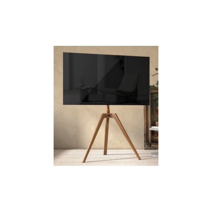 Munari KE 090 NS ETNA Porta TV Mobile in Legno e Ferro con Supporto VESA 40x40 cm Portata 40 Kg colore Nero