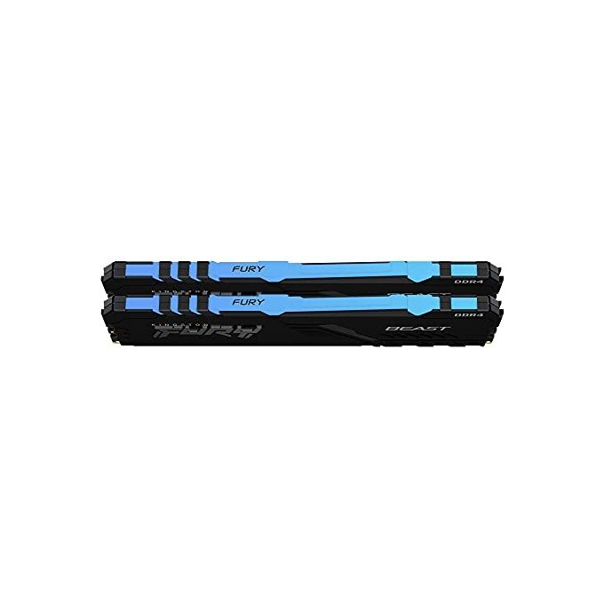 Kingston KF426C16BBAK2-32 FURY Beast Memoria RAM DDR4 32GB 2x16GB 2666MHz CL16 DIMM RGB Intel XMP 2.0