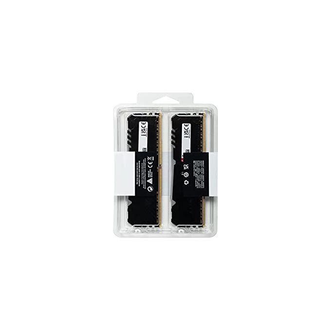 Kingston KF426C16BBAK2-32 FURY Beast Memoria RAM DDR4 32GB 2x16GB 2666MHz CL16 DIMM RGB Intel XMP 2.0