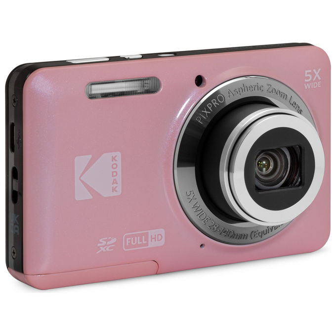 Kodak KF55PK Fotocamera compatta 16 MP CMOS 1-2.3'' 5x zoom Full HD 2.7'' colore Rosa
