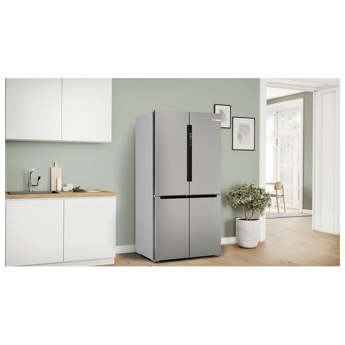 Bosch KFN96VPEA Serie 4 Frigorifero Multidoor 605 L 183 cm Classe E 38 dB No Frost (183x90,5x73,1 cm) colore Acciaio Inox