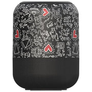 Celly KHSPEAKER Altoparlante Wireless Keith Haring 5W Bluetooth con Controllo Remoto e Ricarica USB-C colore Nero