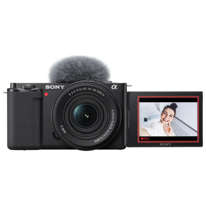 Sony ZVE10KB Fotocamera Mirrorless APS-C 24,2 MP 4K Obiettivo 16-50mm OSS II Touchscreen colore Nero