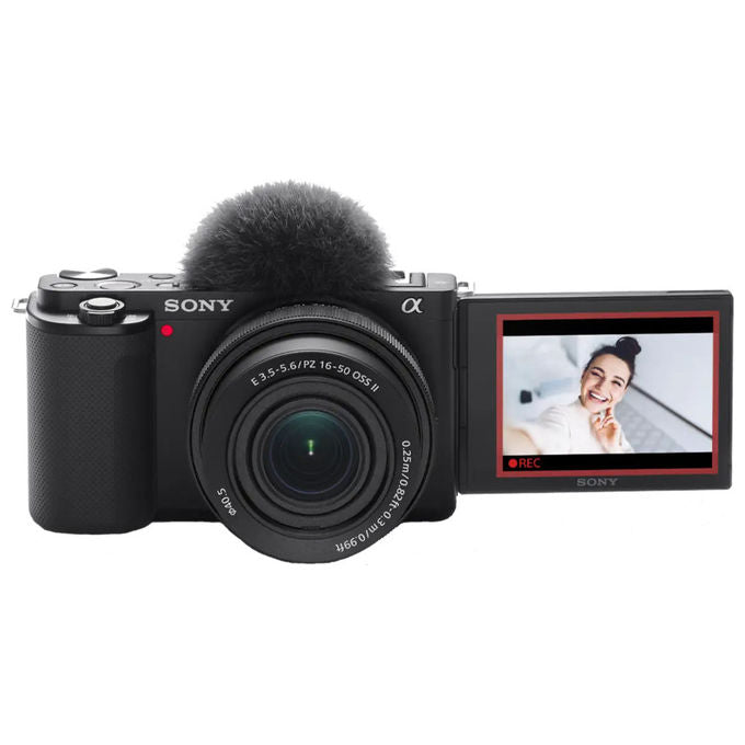 Sony ZVE10KB Fotocamera Mirrorless APS-C 24,2 MP 4K Obiettivo 16-50mm OSS II Touchscreen colore Nero