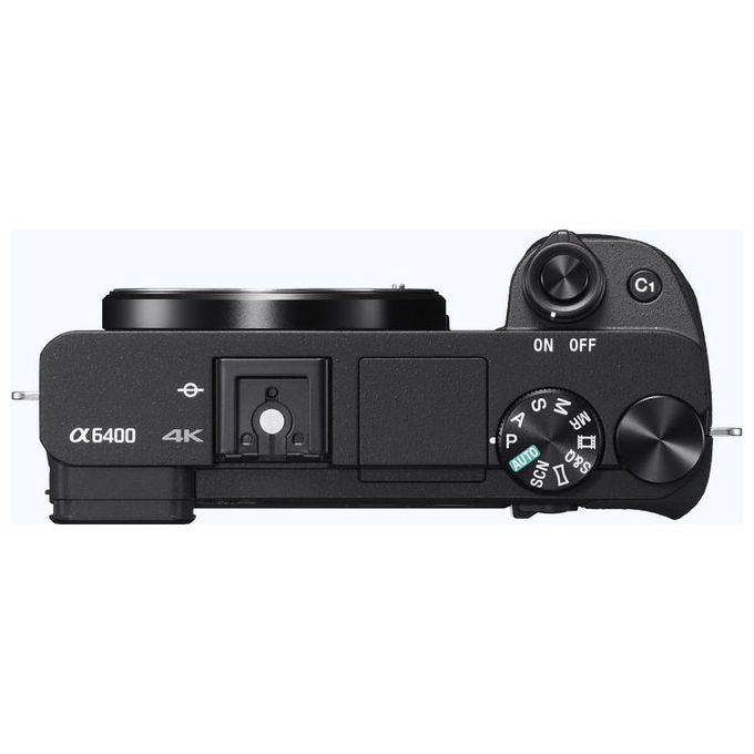 Sony Alpha 6400, Fotocamera Mirrorless, Kit Obiettivo 18-135mm, 24.2 Megapixel, Nero