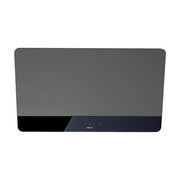 Elleci KKQ80099VST Quadro - Cappa a parete, aspirante, 80 cm, 750 m³-h, Classe A, 65 dB, Touch control, 4 velocita', Booster, indicatore saturazione filtro, LED, Dark Grey