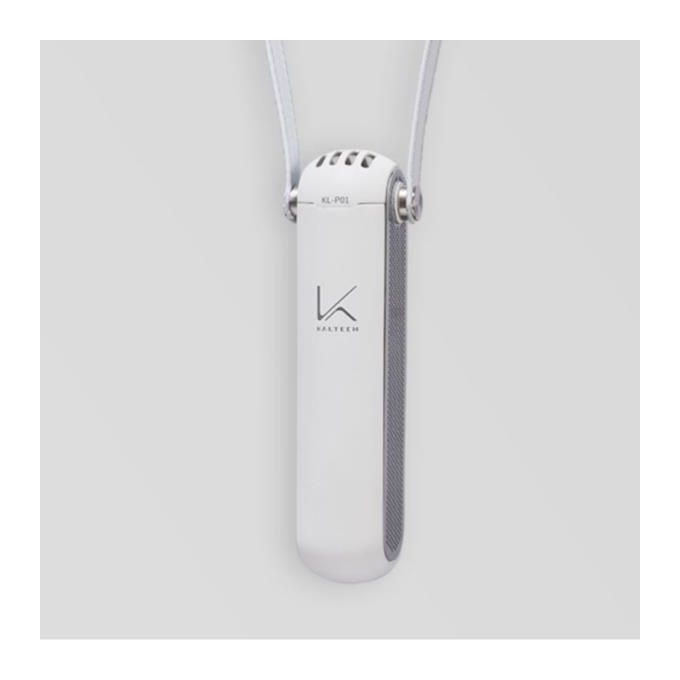 Kaltech KL-P02-W Purificatore d'aria portatile con tecnologia fotocatalitica 3 modalita' d'uso autonomia 10 ore colore Bianco