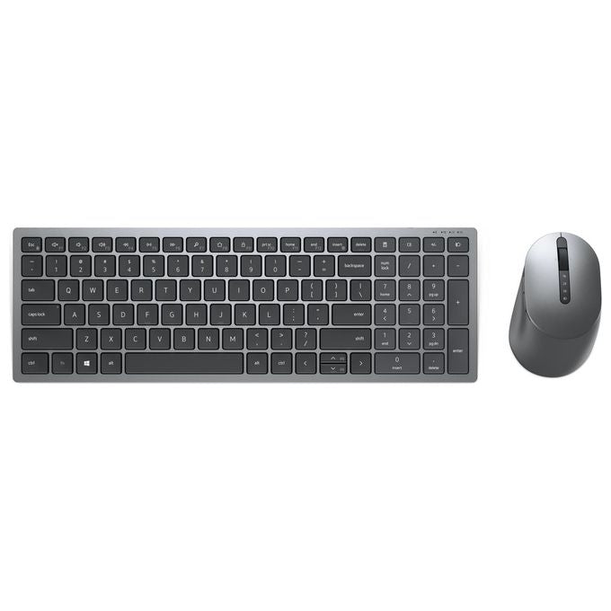 Dell KM7120W Tastiera e Mouse Multidispositivo Wireless QWERTY Italiano Grigio Titanio