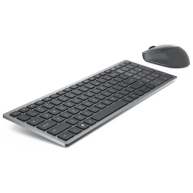 Dell KM7120W Tastiera e Mouse Multidispositivo Wireless QWERTY Italiano Grigio Titanio