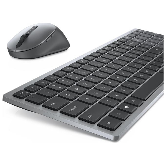 Dell KM7120W Tastiera e Mouse Multidispositivo Wireless QWERTY Italiano Grigio Titanio