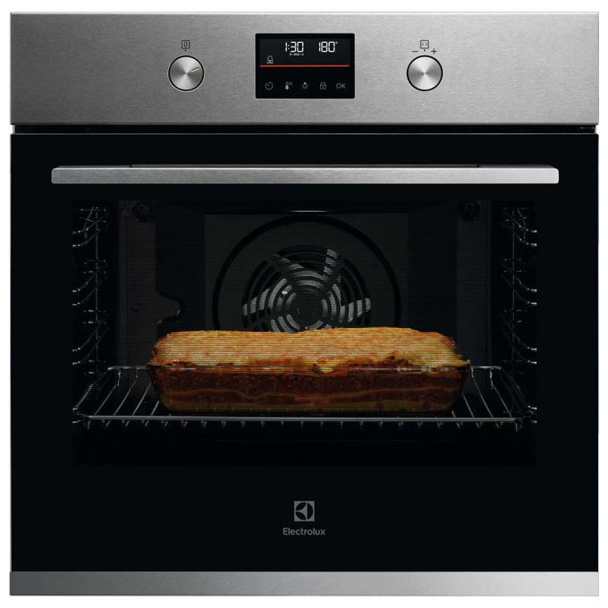 Electrolux forno da incasso KOFFP46X2, 72 litri, pulizia pirolitica, classe A++, acciaio inox, touch, 3490 W
