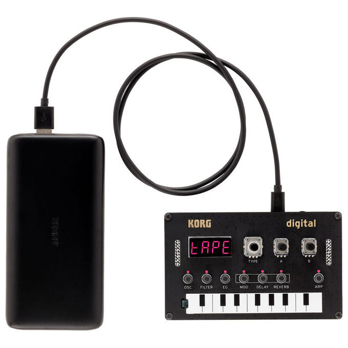 Korg KRNTS1 NTS-1 Sintetizzatore digitale fai da te programmabile con motore di sintesi digitale e multi-effetti colore Nero