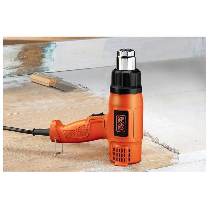 Black+decker KX1650 Pistola Termica Sverniciatore 1750W 2 temperature 460°C 600°C cavo 2m