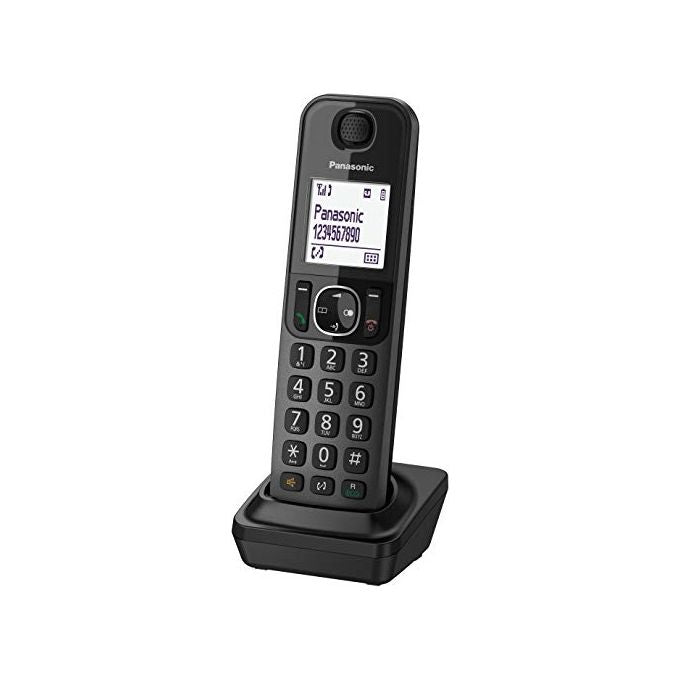 Panasonic KX-TGF310EXM Telefono fisso Display 3,4'' Vivavoce + Cordless Dect Display 1,8'' Vivavoce Nero
