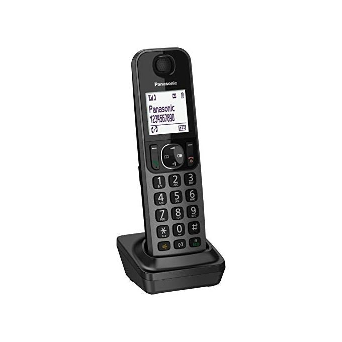 Panasonic KX-TGF310EXM Telefono fisso Display 3,4'' Vivavoce + Cordless Dect Display 1,8'' Vivavoce Nero