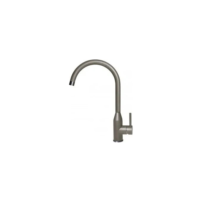 Elleci MKKADI93 Adige - Miscelatore da cucina Mono Splitcomando, da incasso, Keratek Plus, canna girevole, 40 cm, Dove Grey