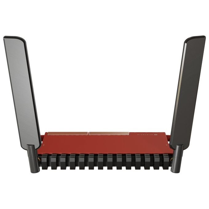 Mikrotik L009UiGS-2HaxD-IN router Wi-Fi 6, banda singola 2.4 GHz, 8 porte Gigabit Ethernet, 1 porta SFP 2.5G, dual-core 800 MHz, 512 MB RAM, RouterOS L5