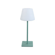 King Collection L1776632 Lampada da Tavolo LED Ricaricabile con Cavo USB Stelo Smontabile per Due Altezze colore Verde