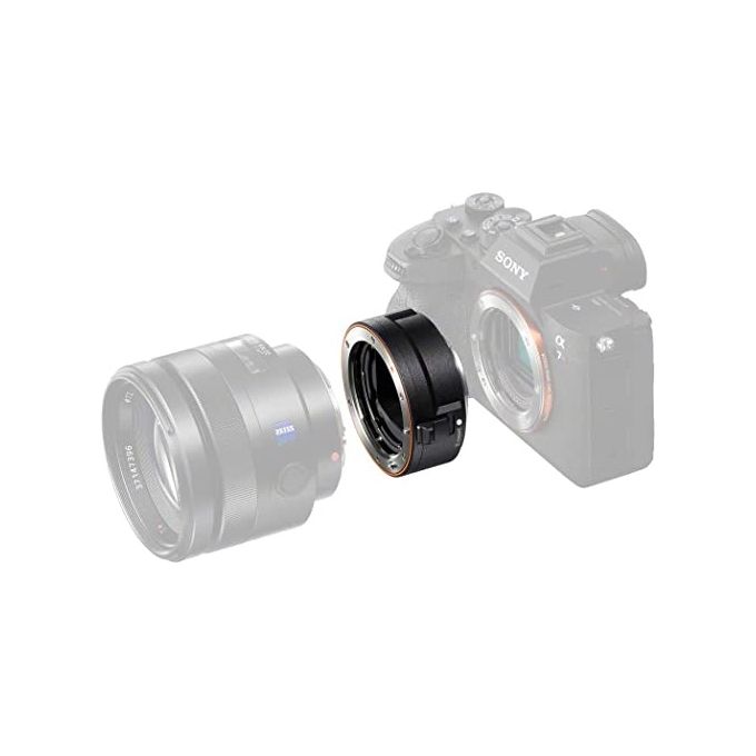 Sony LA-EA5 Adattatore per Obiettivi A-Mount a E-Mount 35 mm Full-Frame Supporto AF con Rilevamento di Fase e Eye AF colore Nero