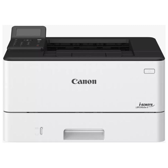 Canon i-SENSYS LBP246dw II, stampante laser monocromatica, 40 ppm, Wi-Fi, fronte retro, A4, 900 fogli, stampa mobile