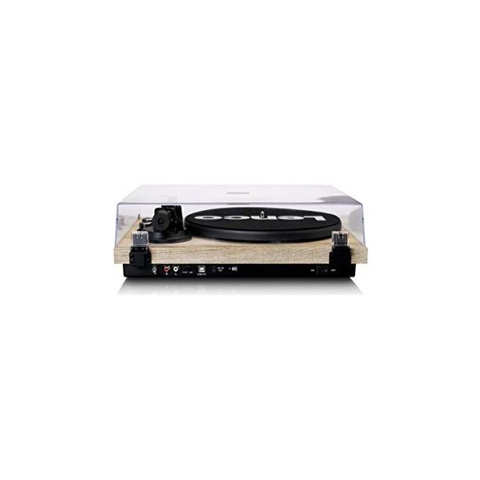 Lenco Lbt-188 Giradischi con Trasmissione a Cinghia Bluetooth 2 Velocita' Pine