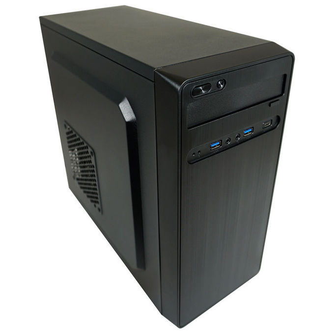 LC-Power LC-2017MB-ON Micro Tower Case per scheda madre Micro-ATX e Mini-ITX Alimentatore ATX colore Nero