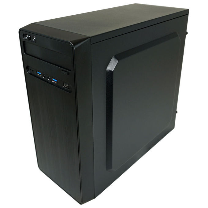 LC-Power LC-2017MB-ON Micro Tower Case per scheda madre Micro-ATX e Mini-ITX Alimentatore ATX colore Nero
