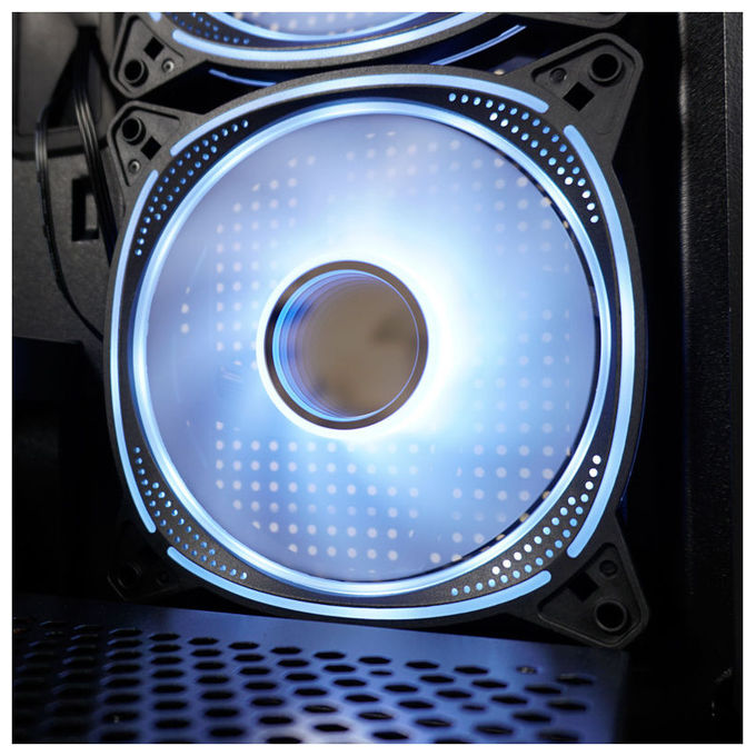 LC-Power LC-715B-ON Geh Midi ATX Gaming 715B Seamless_X Case PC ATX con ventole 120 140 mm colore Nero
