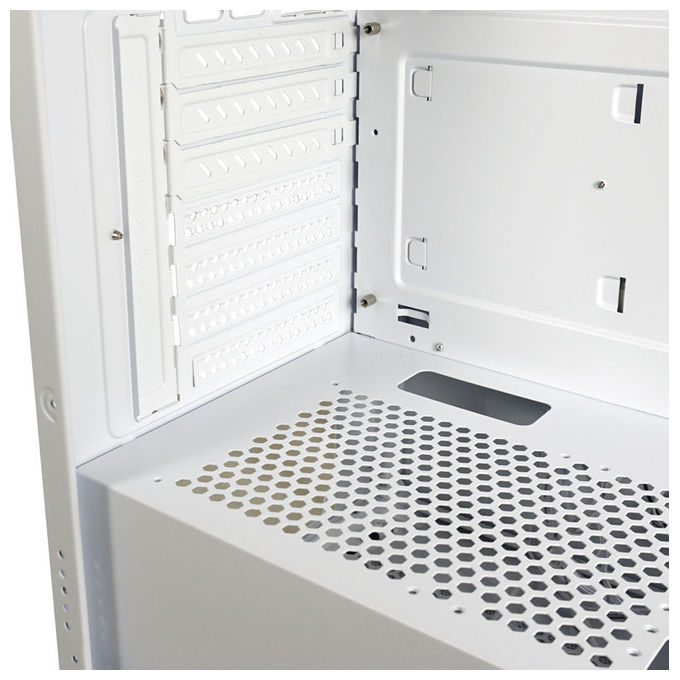 LC-Power LC-715W-ON Case Midi Tower ATX Micro-ATX Mini-ITX 3 Porte USB 3.2 Finestra Laterale colore Bianco