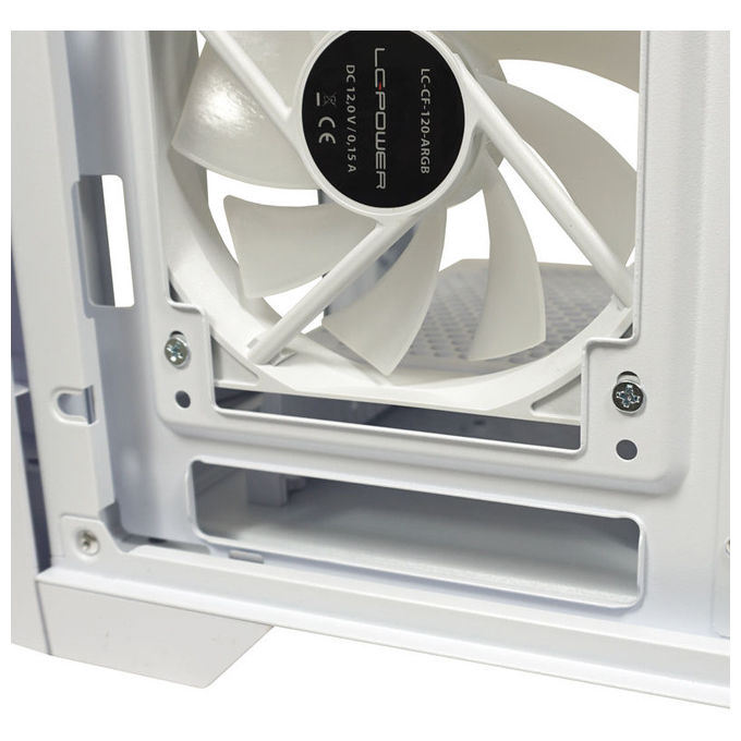 LC-Power LC-806W-ON LC-7041B-ON Midi Tower ATX Micro-ATX Mini-ITX USB 3.2 Gen 1 Type C Vetro Temperato colore Bianco