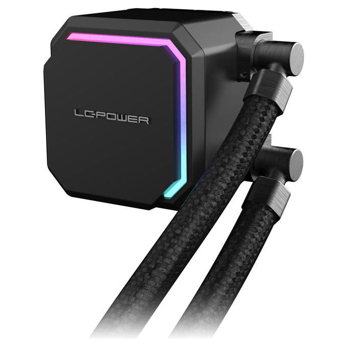 LC-Power LC-CC-280-B-ARGB JetFlow Raffreddatore Liquido 280 mm 2 Ventole 14 cm ARGB colore Nero