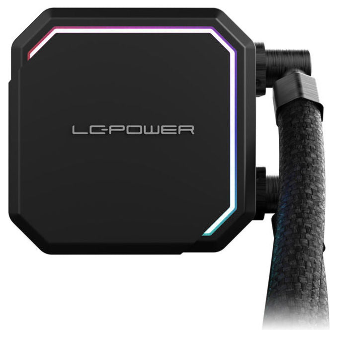 LC-Power LC-CC-280-B-ARGB JetFlow Raffreddatore Liquido 280 mm 2 Ventole 14 cm ARGB colore Nero