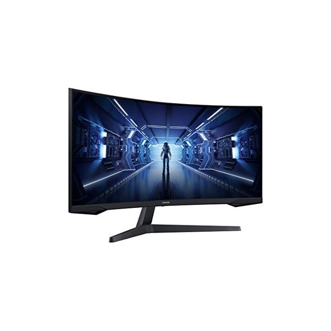 Samsung LC34G55TWWPXEN Odyssey G5 Monitor Gaming Curvo 34'' Ultra WQHD 3440x1440 VA 165 Hz 1 ms FreeSync Premium HDR10 colore Nero