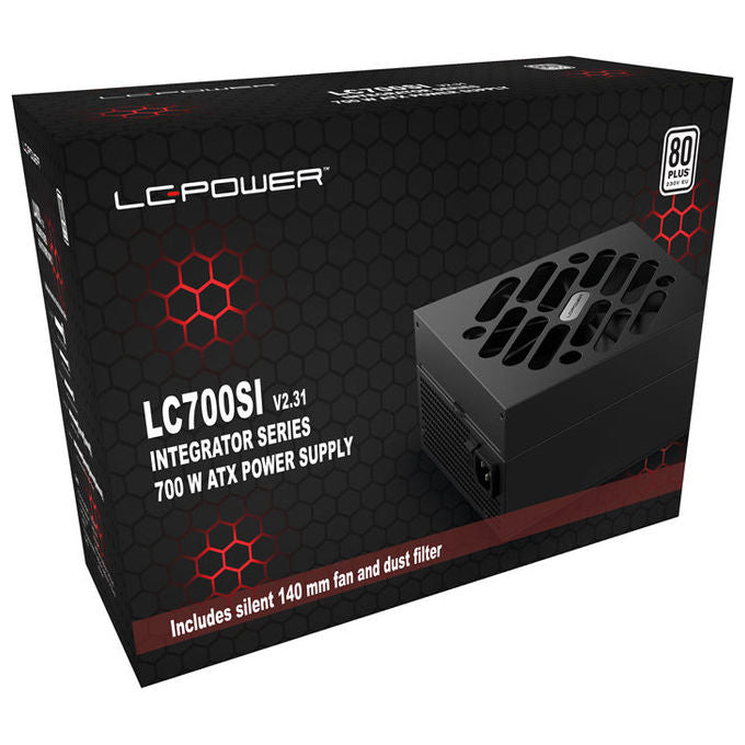 LC-Power LC700SI V2.31 Alimentatore per Computer 700 W 80 PLUS colore Nero