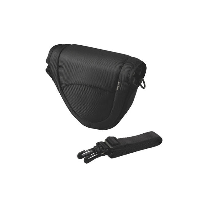 Sony LCSEMC.SYH Custodia a Tracolla per Fotocamera NEX Compatibile con Obiettivo Aggiuntivo Batteria e Accessori colore Nero