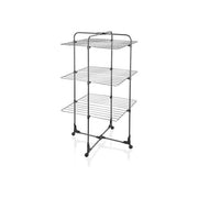 Leifheit Stendibiancheria Classic Tower 270 Nero per Asciugatura Efficiente in Spazio Ridotto
